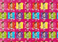Boxer Puppies Rolled Gift Wrap Paper 2 Full Sheets 27 in x 39 in