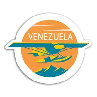 2 x 10cm Venezuela Caracas Vinyl Stickers Laptop Travel Sticker Cool Gift #19030 (10cm Wide)