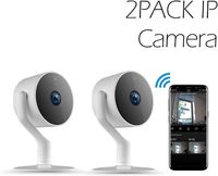 eco4life Wi-Fi Wireless Smart IP Camera with Dedicated Mobile App, Full HD 1080P, Indoor IP Camera with Night Vision, Two Way Audio Video, SD Card and Cloud Storage, Motion Detection. Pet/Baby Monitor