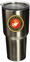 BOLDERGRAPHX 6002 USMC Logo 2.5" Vinyl Sticker Decal for Yeti Mug Cup RTIC Sic Cup Thermos Cup or Laptop Cell Phone wrap or Hardhat