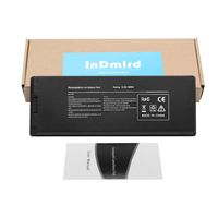 Indmird Laptop Battery A1185 A1181 MA561 MA561FE/A MA561G/A MA561J/A Compatible with 13" MacBook Mid./Late 2006, Mid./Late 2007, Early/Late 2008, Early/Mid. 2009 (Black)