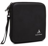 KAYOND Portable Hard Carrying Travel Storage Case for External USB, DVD, CD, Blu-ray Rewriter/Writer and Optical Drives (Black)