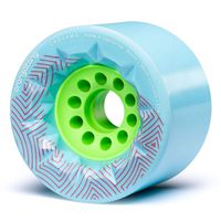 Orangatang Caguama 85 mm 77a Longboard Wheels for Cruising, DIY Electric Skateboards, Eboards (Blue, Set of 4)