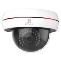 EZVIZ 1080p Outdoor WiFi Dome Camera, Motion Detection, Audio Reception, Night Vision - REFURBISHED