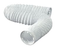 Dundas Jafine FD420ZW Flexible White Vinyl Duct, 4-Inches by 20-Feet, 4" x 20'