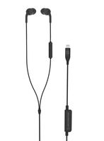 Scosche IDR301L Dynamic Range Noise Isolation Earbuds for Apple Lightning Devices with Built-in Mic & Remote - Black