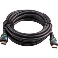 Top Dog Cables - TD-07BKGR15- Premium 15 Foot High Speed HDMI Cable with Ethernet - Black/Green - 3D HD PS3 4 XBOX One 360 DVD TV Blu Ray