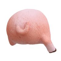 Colorzonesd Refrigerator Stickers Realistic Piggy Butt Hand Doing Creative Stereo Magnetic Buckle Refrigerator Sticker Realistic Pig Butt Hand Doing Creative Stereo Magnetic Buckle (Pink)