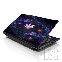 LSS 15 15.6 inch Laptop Notebook Skin Sticker Cover Art Decal Fits 13.3" 14" 15.6" 16" HP Dell Lenovo Apple Asus Acer Compaq (Free 2 Wrist Pad Included) Lotus Pond Flowers