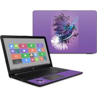MightySkins Skin Compatible with HP 15t Laptop 15.6" (2017) - Blue Jay | Protective, Durable, and Unique Vinyl Decal wrap Cover | Easy to Apply, Remove, and Change Styles | Made in The USA