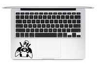 Deadpool Heart Hands laptop Trackpad Vinyl Sticker Decal Skin