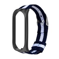 TeaBoy Compatible with Xiaomi Mi Band 3, Nylon Straps Accessories Breathable Sport Wristband Mi Band 3 Replacement Watch Band with Metal Buckle