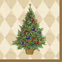 Creative Converting 16 Count Spruced Up Beverage Napkins