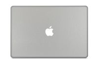 iCarbons Brushed Aluminum Vinyl Skin for MacBook Pro 17" (Silver Unibody 2009-2012) Full Combo