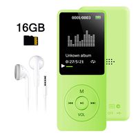 MP3 Player, Dyzeryk Music Player with 16GB Micro SD Card, Support Speaker, Photo Viewer, Video Play, FM Radio, Voice Recorder, E-Book Reader, Supports up to 128GB