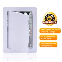 Suteck 6 x 9 Inch White Access Doors, Reinforced Hinged Access Panel for Drywall Walls and Ceilings