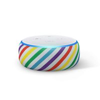 All-New Echo Dot Kids Edition, an Echo designed for kids, with parental controls and 2 year worry-free guarantee, Rainbow