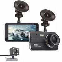 Dual Dash Camera for Cars,Dash Cam 1080P FHD 4 inch IPS Screen Metal Shell Dash Camera Recorder with 170° Wide Angle, G-Sensor,Parking Monitor, Loop Recording, WDR, Motion Detection