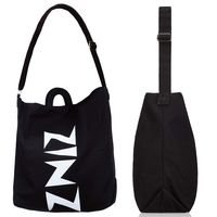 Canvas Shoulder Bag Fashion Tote Shopping Bag for Travel, Large capacity,Black