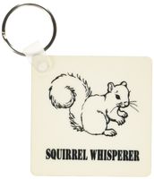 3dRose Squirrel Whisperer. - Key Chains, 2.25 x 4.5 inches, set of 2 (kc_107306_1)