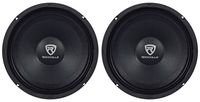 (2) Rockville RM88PRO 8" 8 Ohm 600 Watt SPL Midrange Mid-Bass Car Speakers
