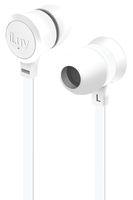 iLuv IEP335WHT Neon Sound High-Performance Earphone with SpeakEZ Remote for iPod/iPhone/iPad, White