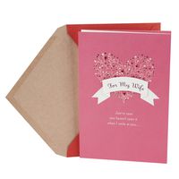 Hallmark Valentine's Day Card for Wife (Gem Heart)