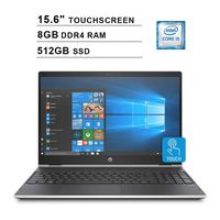 2019 HP Pavilion 15.6 Inch HD Touchscreen 2-in-1 Laptop (Intel Quad Core i5-8250U 3.40 GHz, 8GB DDR4 RAM, 256GB SSD, Bluetooth, Windows 10) (Renewed)