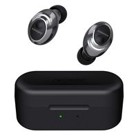 True Wireless Earbuds, Jabees Firefly Pro Sweatproof IPX5 Sport Earphones w/Intelligent Power Switch System,18 Hours Music,Qi-Enabled Wireless Charging, Transparency Mode Compatible with iPhone 11