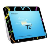 MightySkins Skin Compatible with Amazon Echo Show (2nd Gen) - Hearts | Protective, Durable, and Unique Vinyl Decal wrap Cover | Easy to Apply, Remove, and Change Styles | Made in The USA