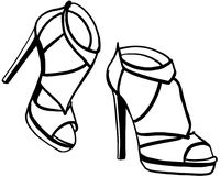 hBARSCI High Heels Vinyl Decal - 5 Inches - for Cars, Trucks, Windows, Laptops, Tablets, Outdoor-Grade 2.5mil Thick Vinyl - Black