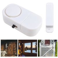 6 x Wireless Motion Sensor Detectors Door Gate Entry Chime Alarm Security System