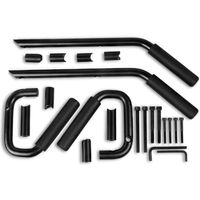 AUTOSAVER88 Front & Rear Grab Handles Roll Bar Steel Grip Handles Compatible for Jeep Wrangler JK JKU Unlimited Sports Bubicon Sahara 2007-2018 4 Doors(Black)