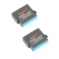 HAPY 2 Pack Rechargeable Battery 1220mAh for Gopro Hero 6,HERO6 Black,Hero 5, HERO5 Black,Hero (2018),GoPro AHDBT-501，AABAT-001 Battery