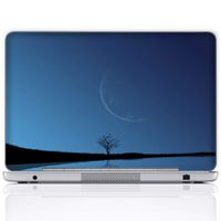 Meffort Inc 17 17.3 Inch Laptop Notebook Skin Sticker Cover Art Decal (Included 2 Wrist pad) - Night Sky View