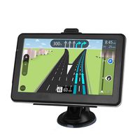 Car GPS Navigation, 7-inch HD Display, 256M Running Voice Broadcast Front Route, Top Loading North America Map Contains (USA, Canada, Mexico) Lifetime Map Free Update