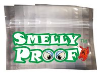 4000 Pcs 4Mil Clear 3.5" x 4.5" Smell Proof Zip Lock Bag Stinky Proof Odor Ziplock Pouch Built with airtight Zipper Smelly Proof, Best to use for Packaging Smelly Products