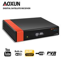 GT Media V8 Nova DVB-S2 Satellite Decoder Digital TV Receiver with Built-in Wi-Fi / SCART / 1080P Full HD / FTA Support CCcam, PVR Ready, Newcam, YouTube, PowerVu Dre Biss Key by Aoxun
