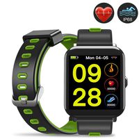 Evershop Fitness Tracker with HD Color Screen, IP68 Waterproof Smart Watch, Activity Tracker with Heart Rate Monitor,Calorie Counter Sleep Monitor for Women Men Kids（Green）