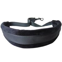Xinlink Professional Black Colored Padded Alto Tenor Saxophone Neck Strap with Locking Snap Hook for Sax Player Music Instrument