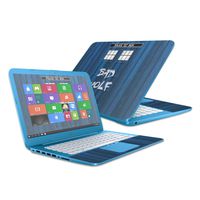 Mightyskins Skin Compatible with Hp Stream 14" (2016) - Time Lord Box | Protective, Durable, and Unique Vinyl Decal Wrap Cover | Easy to Apply, Remove, and Change Styles | Made in The USA