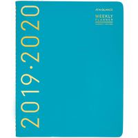AT-A-GLANCE 2019-2020 Academic Year Weekly & Monthly Planner/Appointment Book, Large, 8-1/2" x 11", Contempo, Teal (70957X42)