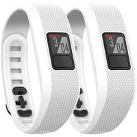 Garmin Vivofit 3 Activity Tracker Fitness Band - Regular Fit (2X) White (010-01608-01)