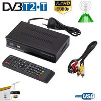 AKDSteel DVB-T2 TV Tuner Terrestrial Receiver DVB S/S2 Digital Satellite Receiver Support H.265 AC3 Dobly