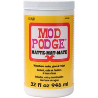 Mod Podge CS11303 Waterbase Sealer, Glue & Decoupage Finish, 32 oz, Matte