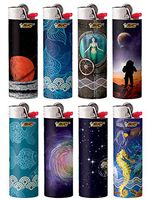 BIC Special Edition Exploration Series Lighters, Set of 8 Lighters
