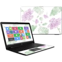 MightySkins Skin Compatible with HP 17t Laptop 17.3" (2017) - Water Color Flowers | Protective, Durable, and Unique Vinyl Decal wrap Cover | Easy to Apply, Remove, and Change Styles | Made in The USA