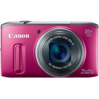 Canon PowerShot SX260 HS 12.1 MP CMOS Digital Camera with 20x Image Stabilized Zoom 25mm Wide-Angle Optical Lens and 1080p HD Video (Red) (OLD MODEL)