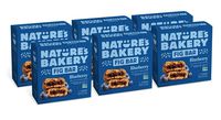 Nature's Bakery Whole Wheat Fig Bars, Blueberry, 6- 6 Count Boxes of 2 oz Twin Packs (36 Packs), Vegan Snacks, Non-GMO