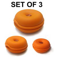 Electriduct Cable Turtle Organizer 3pc Set - Mini, Small, Large - (Orange)